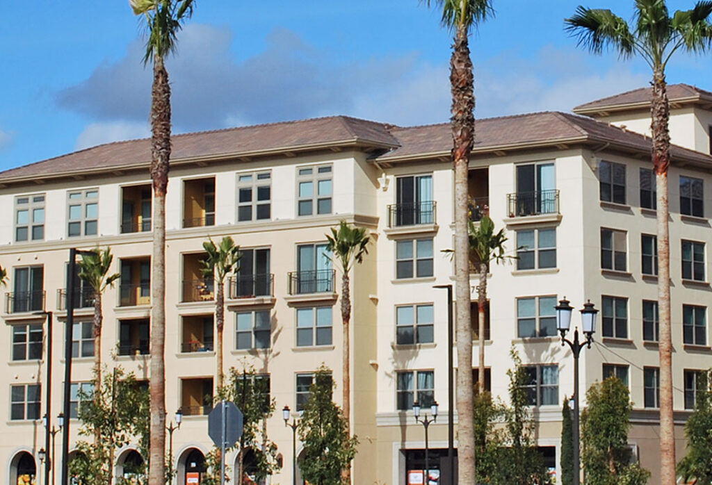 Montecito Apartments exterior featuring Crystal Pacific vinyl windows.