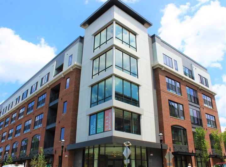 Crystal Windows supplied 8 different commercial aluminum window and door lines for the new luxury development The Mosaic in South Orange, NJ, providing expansive views and great energy efficiency.